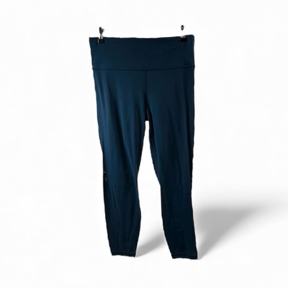 Athleta Elation Laser Cut 7/8 Dark Teal Size M